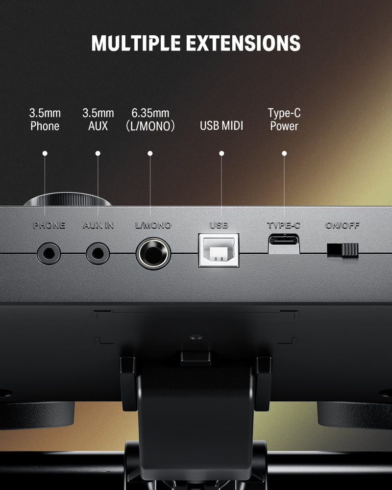 Donner DED-70 Electric Mesh Drum Kit (Beginner Bundle with Throne & Headphones)