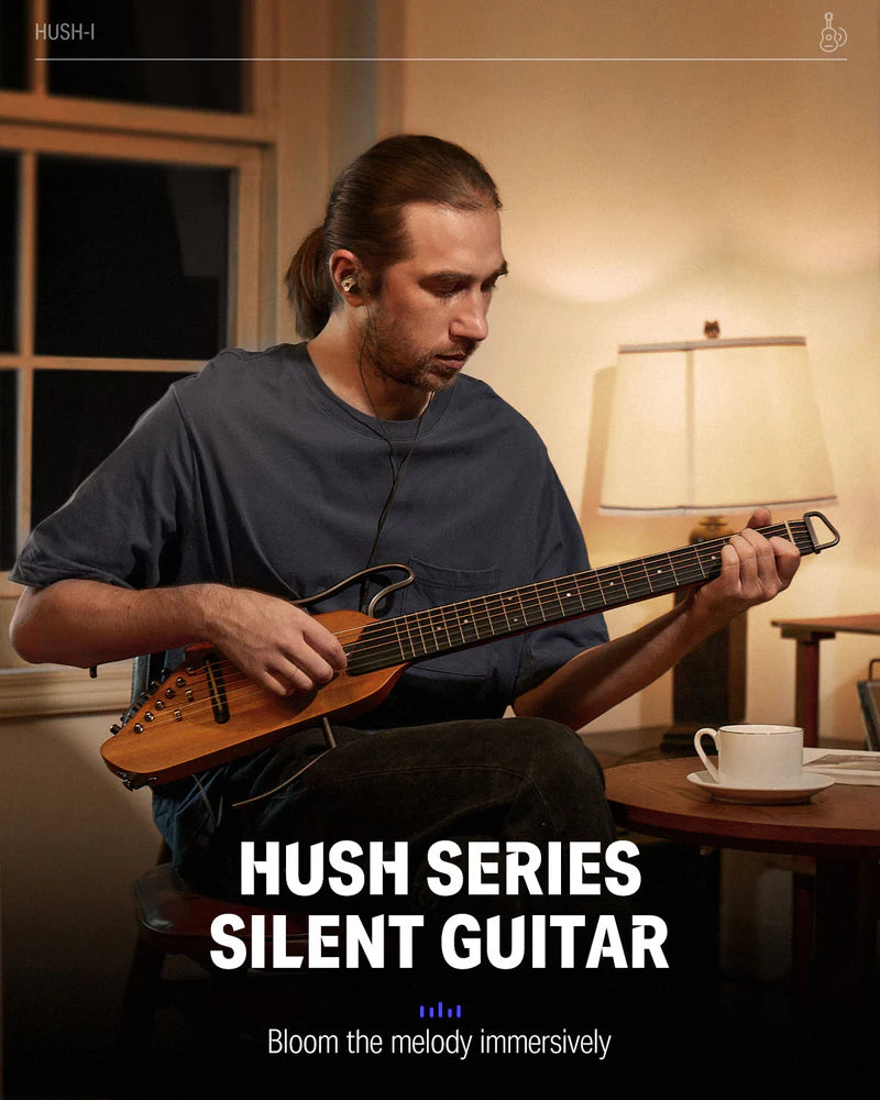 Donner HUSH-I Headless Acoustic-Electric Travel Guitar Kit