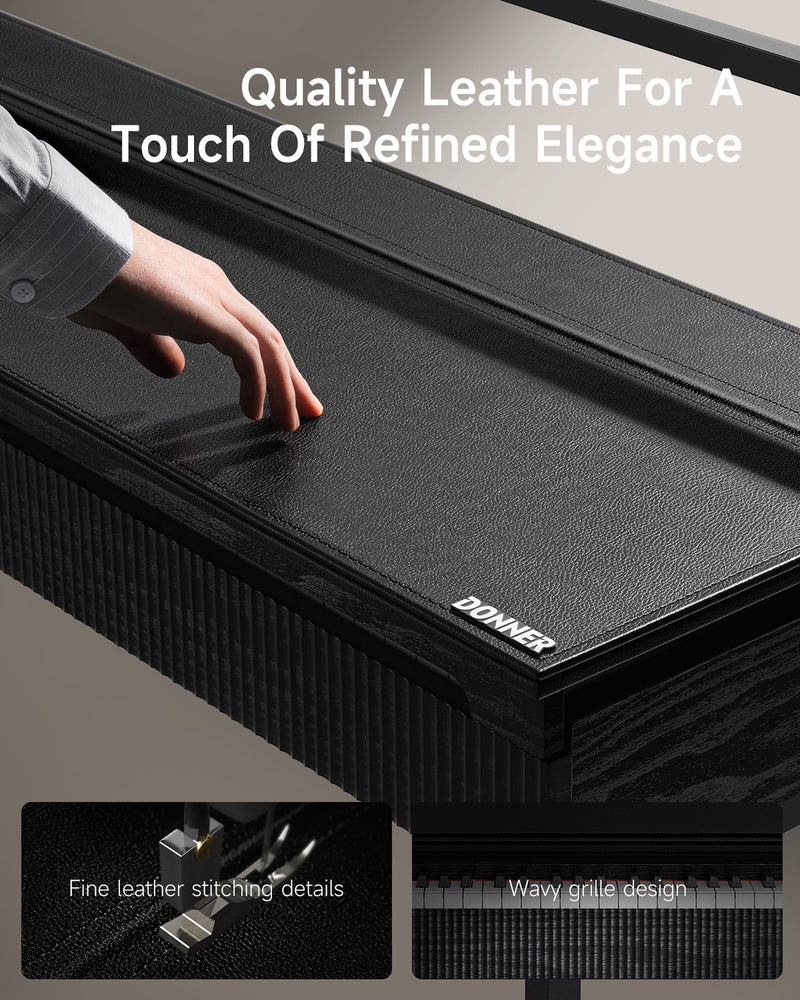 Donner OURA S300 88-Key Graded Hammer Action Digital Piano (Bluetooth MIDI & Audio)